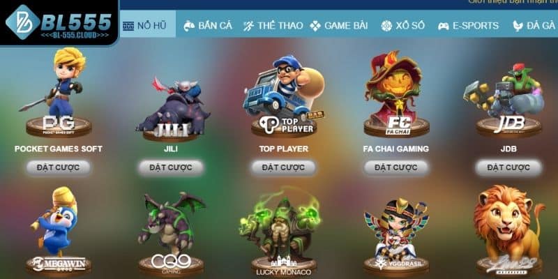 Nổ Hũ BL555 2 Khám phá 5 nhà phát hành game Nổ Hũ nổi bật nhất tại BL555