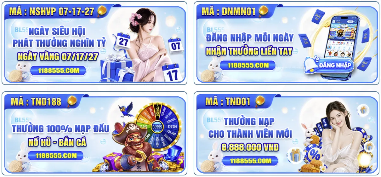 bl555 10 Các chương trình khuyến mãi HOT của BL555